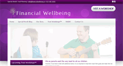 Desktop Screenshot of financialwellbeing.ie