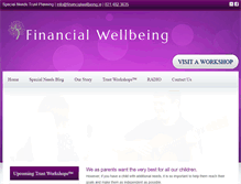 Tablet Screenshot of financialwellbeing.ie